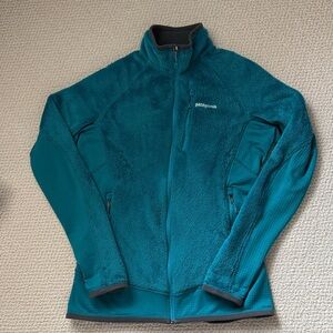 Patagonia Turquoise Full-Zip Fleece